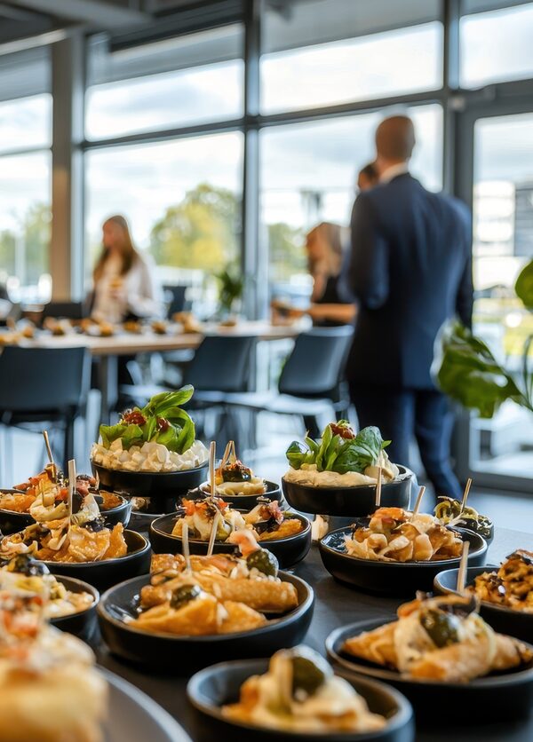 Popcorn-Catering auf einer Firmenfeier