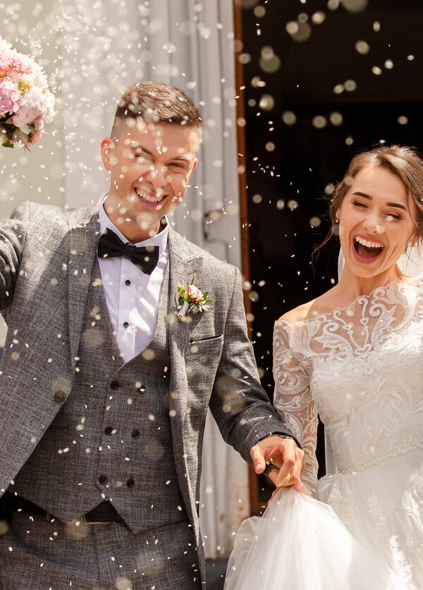 Brautpaar bei einer Hochzeit